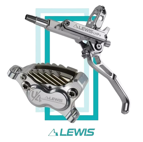 LEWIS LHP+ U4 | Silber | 4-Kolben-Bremse