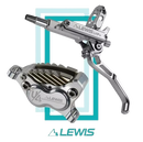 LEWIS LHP+ U4 | Silber | 4-Kolben-Bremse