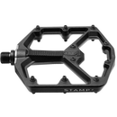 Crankbrothers Stamp 7 Plattform-Pedal Large Schwarz Seitenansicht | MTB Komponenten