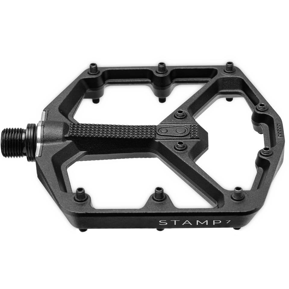 CRANKBROTHERS Stamp 7 Large Plattform-Pedal, Schwarz