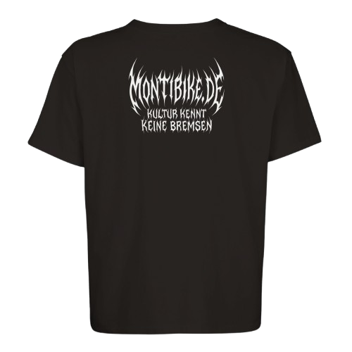 MONTIBIKE Unisex Oversized T-shirt // „Kultur Kennt Keine Bremsen"